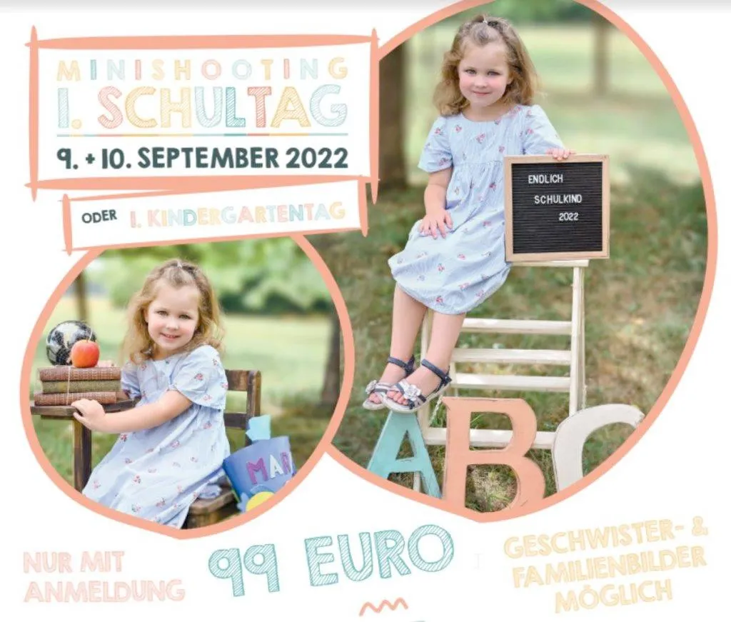 Sonderangebot Einschulung Kindergartentag