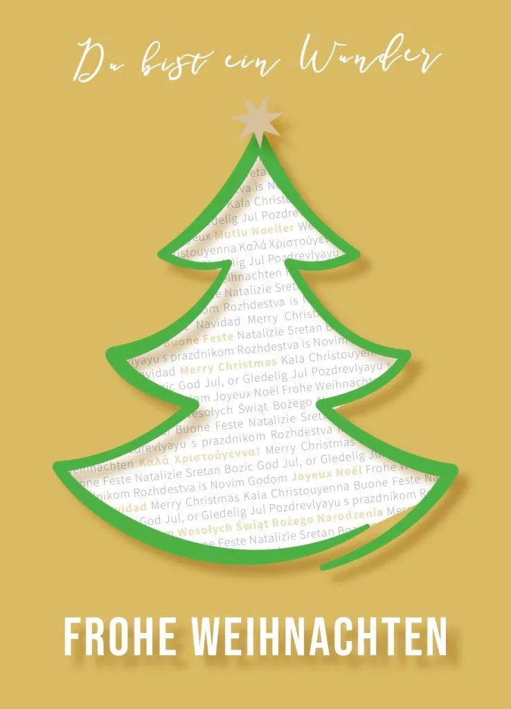 Weihnachtsgrüße von DubisteinWunder