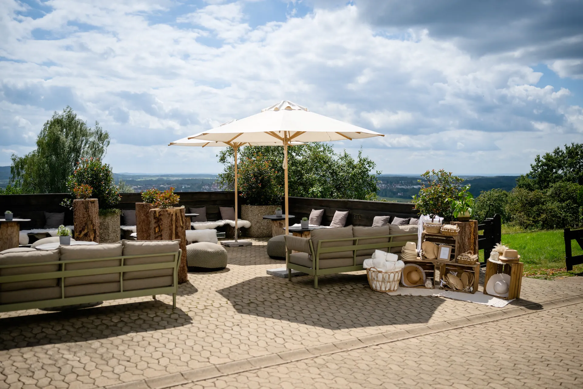 Spielbereich für Kinder im Garten