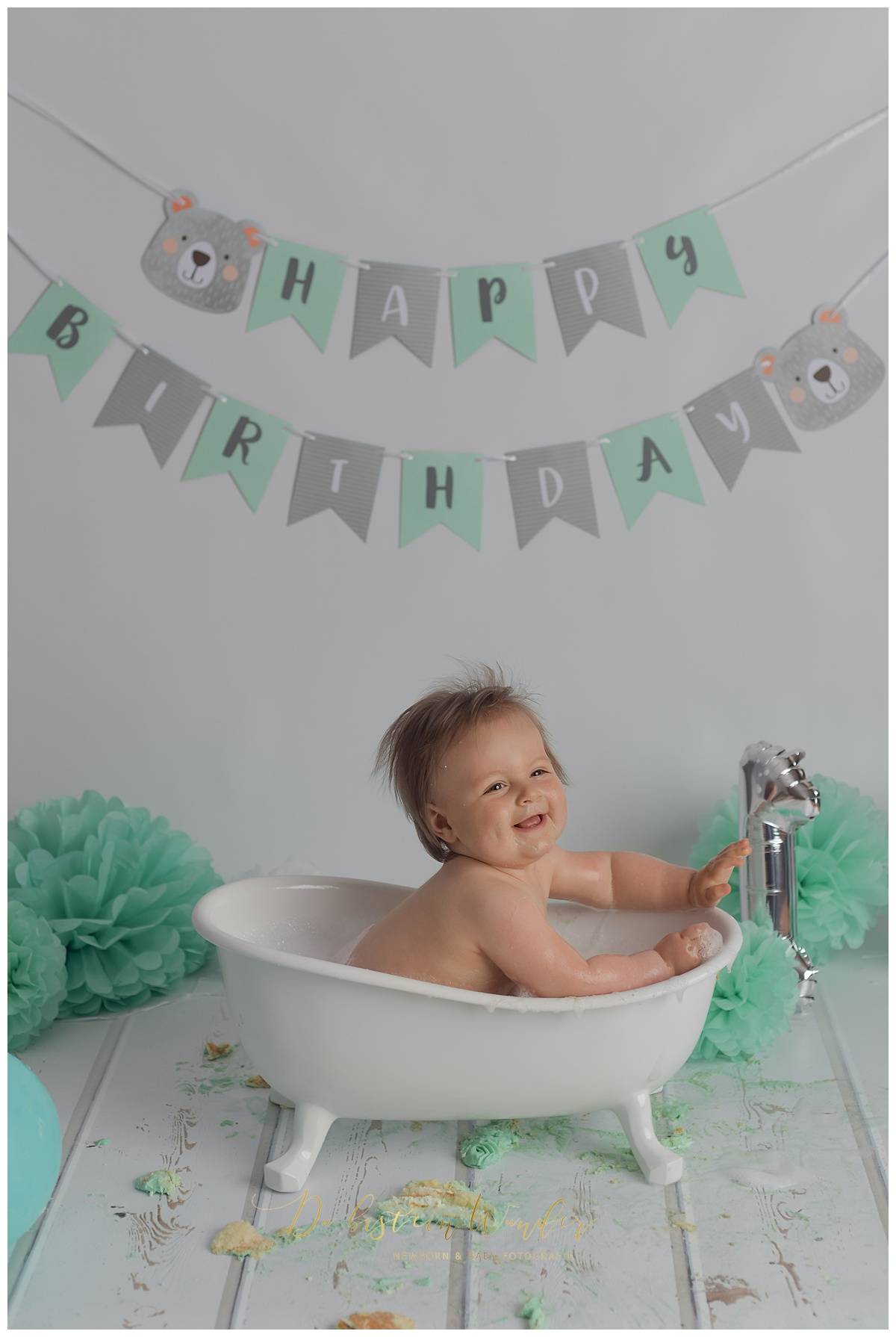 Cake Smash- & Smile Splash Shooting(s) im speziellen Baby Foto Atelier